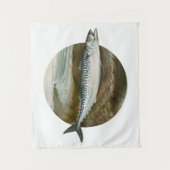 Mackerel Fish Wandteppich (Vorderseite)