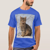 Mackerel Tabby Cat T-Shirt (Vorderseite)