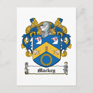 Mackey Familienwappen Postkarte