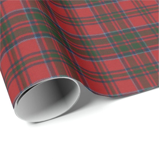 MacKillop Modern Original Scottish Tartan Geschenkpapier (Rolleneckpunkt)