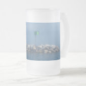 Mackinac Breakwater Mattierte Tasse (VorderseiteRechts)