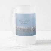 Mackinac Breakwater Mattierte Tasse (Vorderseite Links)