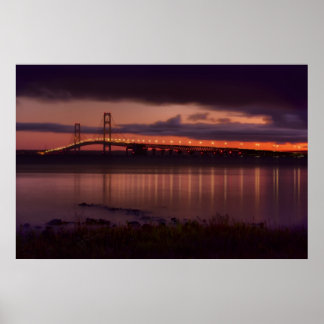 Mackinac Bridge #1240 C Poster