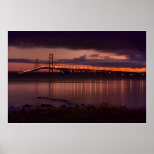 Mackinac Bridge #1240 C Poster (Vorne)