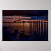 Mackinac Bridge #1257 Poster (Vorne)