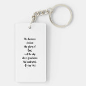 Mackinac Bridge Aurora Schlüsselanhänger (Rückseite)