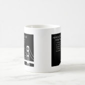 Mackinac Bridge Fakten Kaffeetasse (Mittel)