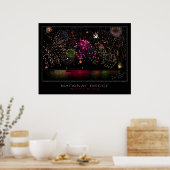 Mackinac Bridge Fireworks Poster (Küche)
