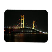 Mackinac Bridge Foto Magnet (Horizontal)