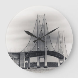 Mackinac Bridge Große Wanduhr