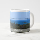 Mackinac Bridge Jumbo-Tasse (Vorderseite Rechts)