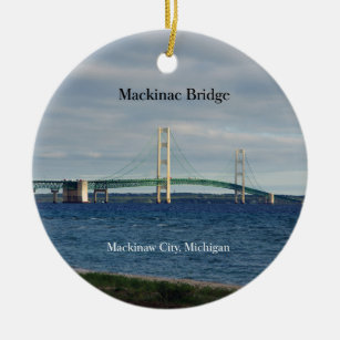 Mackinac Bridge Keramik Ornament