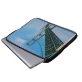 Mackinac Bridge Laptopschutzhülle (Vorne Knopf)