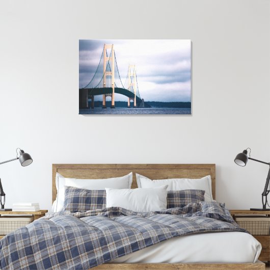Mackinac Bridge Leinwanddruck (Insitu (Schlafzimmer))