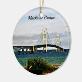 Mackinac Bridge, Mackinac Island Keramik Ornament (Links)