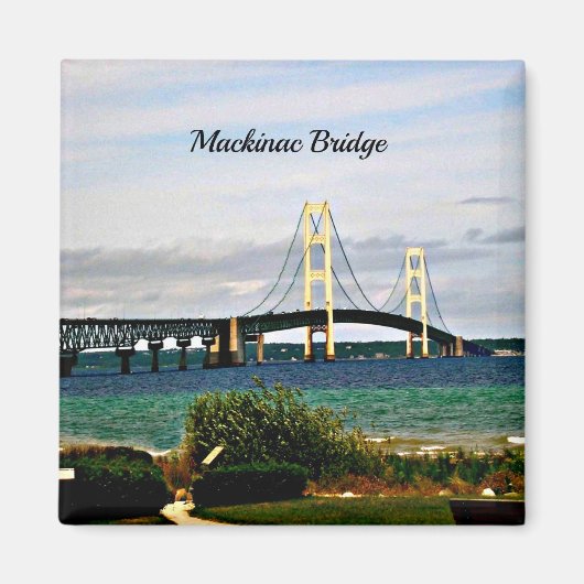 Mackinac Bridge, Mackinac Island Magnet (Vorne)