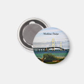 Mackinac Bridge, Mackinac Island Magnet (Vorderseite/Rückseite)