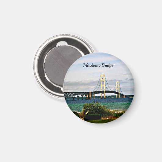 Mackinac Bridge, Mackinac Island Magnet (Vorderseite/Rückseite)