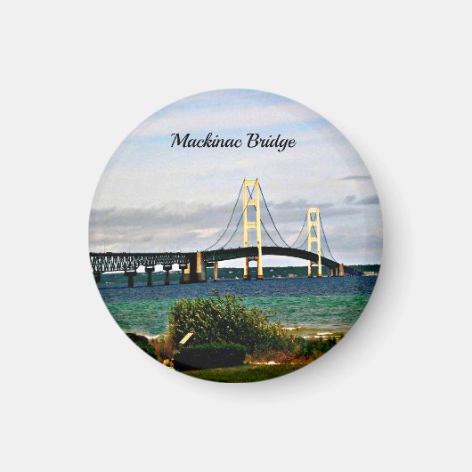 Mackinac Bridge, Mackinac Island Magnet (Vorne)