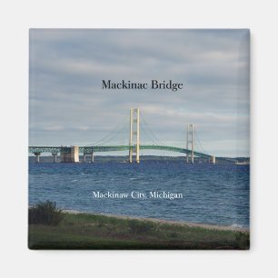 Mackinac Bridge Mackinaw City Magnete Magnet