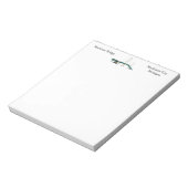 Mackinac Bridge Mackinaw City notepad Notizblock (Rotiert)