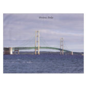 Mackinac Bridge Mackinaw City Tischdecken (Vorderseite (Horizontal))