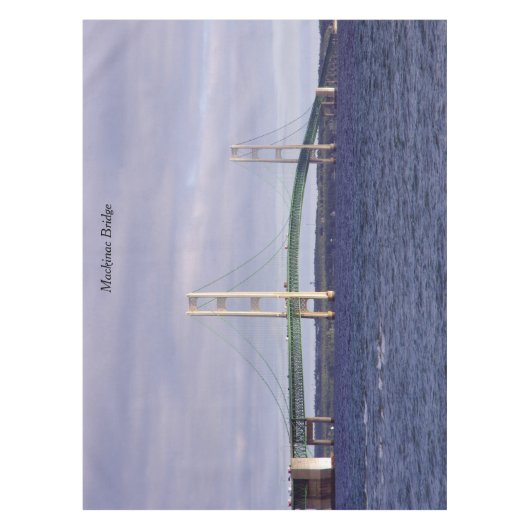 Mackinac Bridge Mackinaw City Tischdecken (Vorderseite)