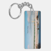 Mackinac Bridge Mackinaw City Winter Schlüsselanhänger (Vorderseite links)