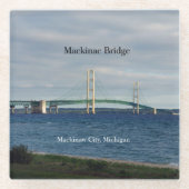 Mackinac Bridge Mackinaw Untersetzer (Vorderseite)