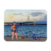 Mackinac Bridge Magnet (Horizontal)