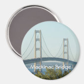 Mackinac Bridge Magnet (Vorderseite/Rückseite)