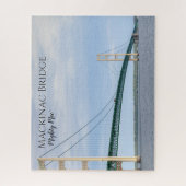 Mackinac Bridge MI, der Mighty Mac Puzzle (Vertikal)