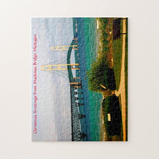 Mackinac Bridge Michigan. Jigsaw Puzzle (Vertikal)