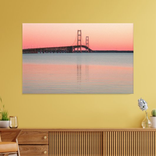 Mackinac Bridge, Michigan Leinwanddruck (Insitu (Wohnzimmer))