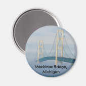 Mackinac Bridge, Michigan Magnet (Vorderseite/Rückseite)