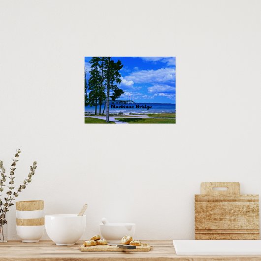 Mackinac Bridge Michigan Poster (Küche)