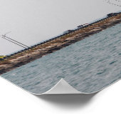 Mackinac Bridge, Michigan Poster (Ecke)