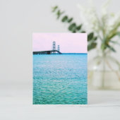 Mackinac Bridge - Michigan - Postkarte (Stehend Vorderseite)