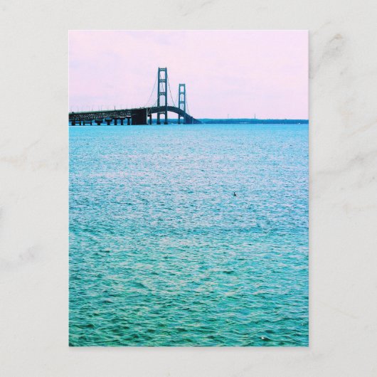 Mackinac Bridge - Michigan - Postkarte (Vorderseite)