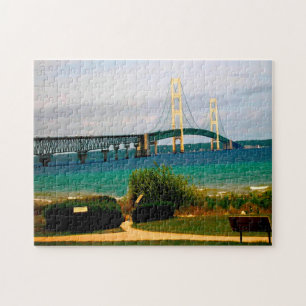 Mackinac Bridge Michigan. Puzzle