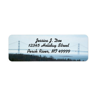 Mackinac Bridge Michigan UP Rücksendeadresse Etike