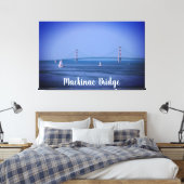 Mackinac Bridge Michigan USA Leinwanddruck (Insitu (Schlafzimmer))