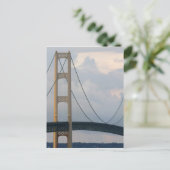 Mackinac Bridge, Michigan, USA Postkarte (Stehend Vorderseite)