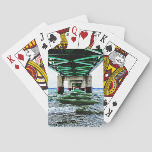 "Mackinac Bridge Playing Cards" Karten spielen Spielkarten