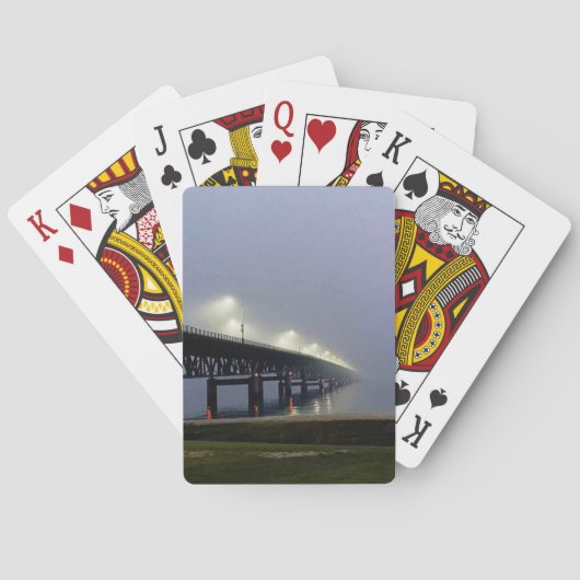 "Mackinac Bridge Playing Cards" Karten spielen Spielkarten (Rückseite)