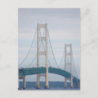 Mackinac Bridge Postcard Postkarte