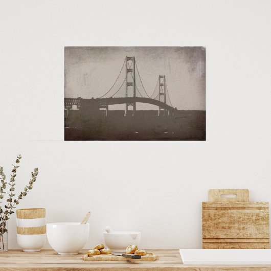 Mackinac Bridge Poster (Küche)