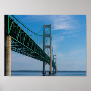 Mackinac Bridge Poster