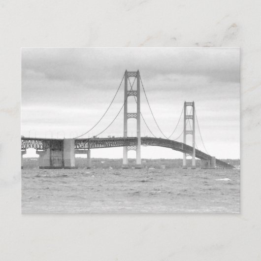 Mackinac Bridge Postkarte (Vorderseite)