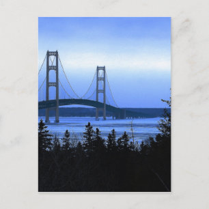 Mackinac Bridge Postkarte